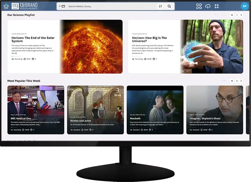 eStream UrBrand UI